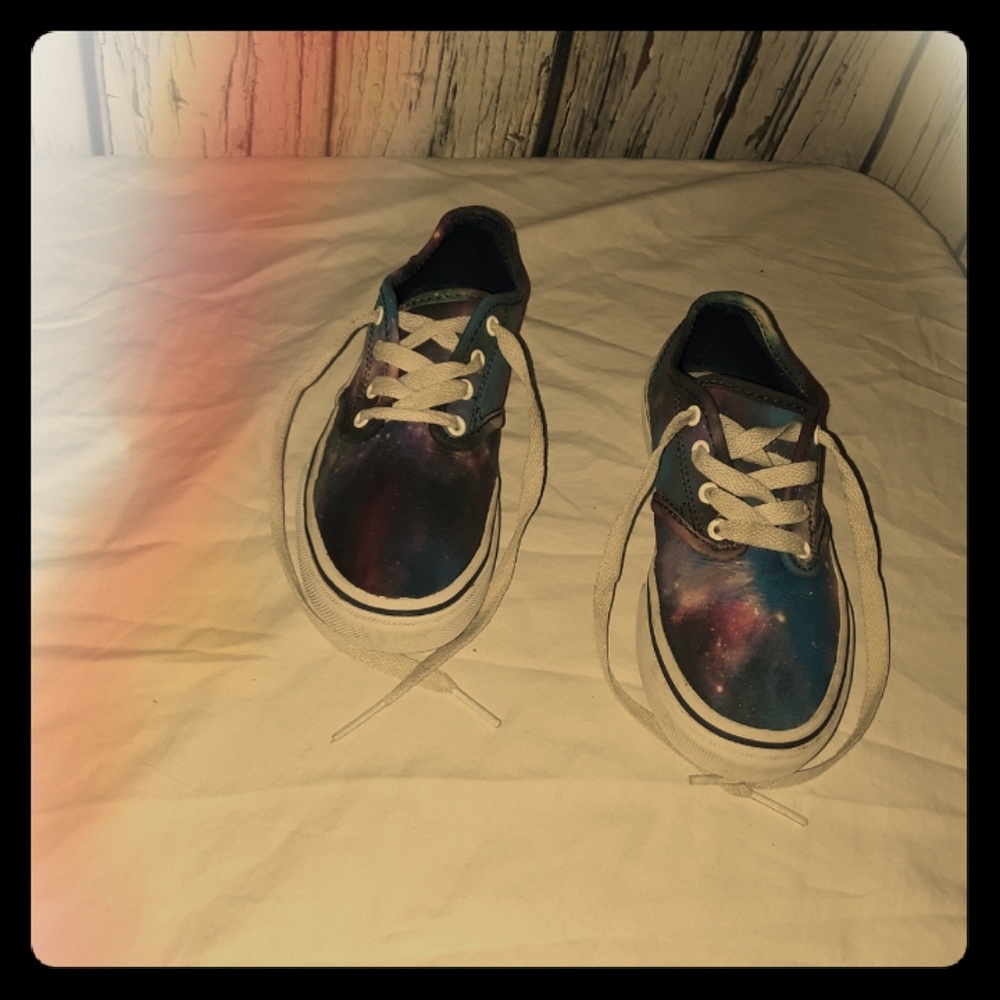 Kids Girls 12.5 Galaxy Print Van's